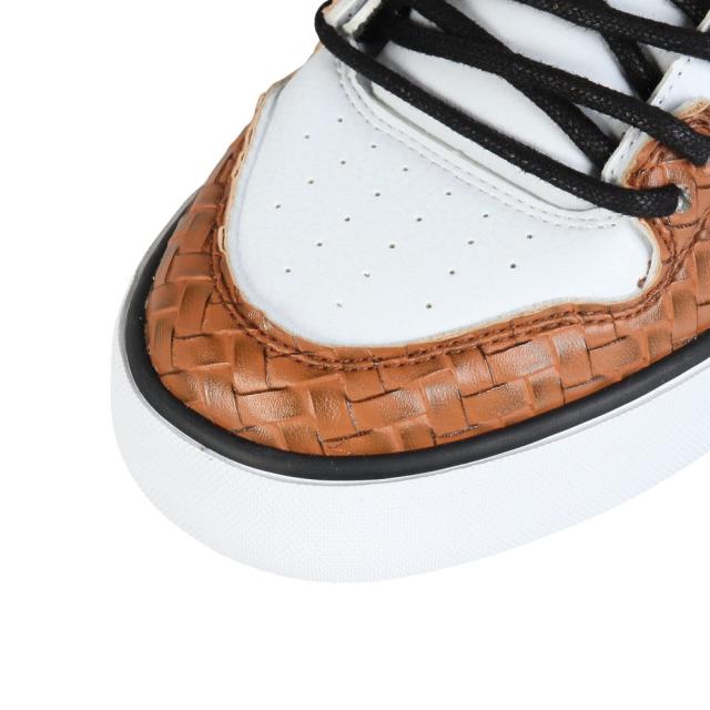 ディーシーシューズ(DC SHOES)スニーカー ボーダーシューズ ピュア ハイトップ SE SN ホワイト ブラウン 25F…_9