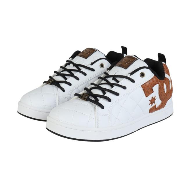 ディーシーシューズ(DC SHOES)スニーカー ボーダーシューズ アライアンス SE SN ホワイト ブラウン 25FWDM…