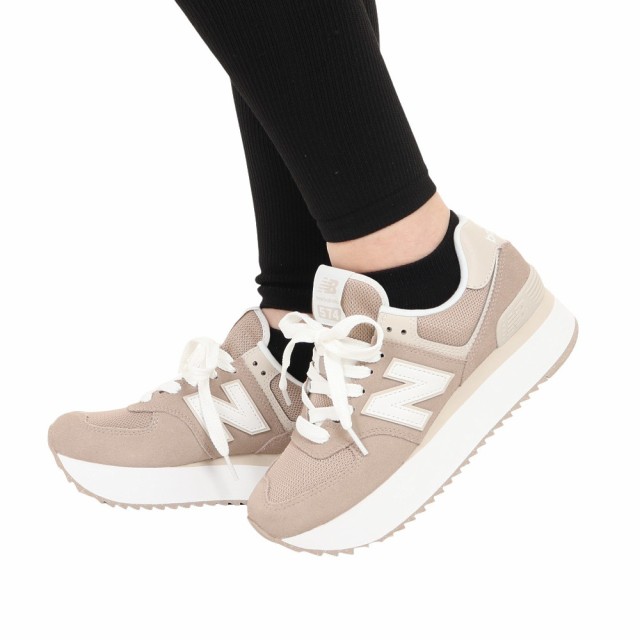 ニューバランス(new balance)スニーカー 574+ WL574Z SM B ベージュ