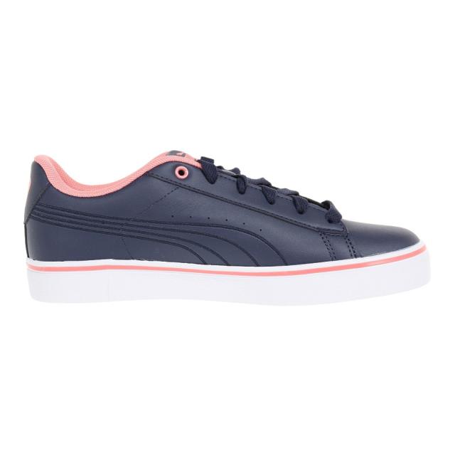 プーマ(PUMA)V コート バルク EB 紺 ネイビー ピンク 38990803