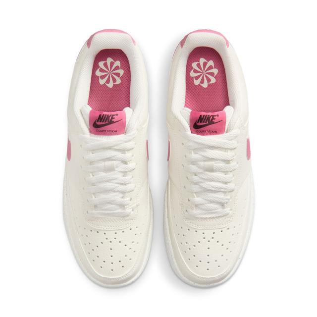 ナイキ(NIKE)スニーカー スポーツシューズ コート ビジョン LOW ネクスト ネイチャー ホワイト ピンク DH3158…_1
