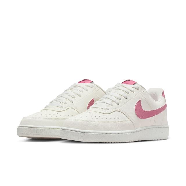 ナイキ(NIKE)スニーカー スポーツシューズ コート ビジョン LOW ネクスト ネイチャー ホワイト ピンク DH3158…