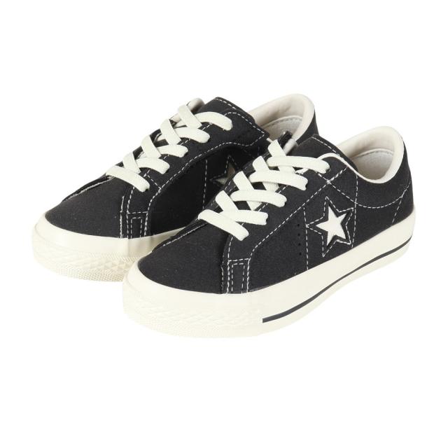 コンバース(CONVERSE)ジュニア スニーカー キッズ ワンスター イージーオン ブラック 37303871 スポーツ シ…
