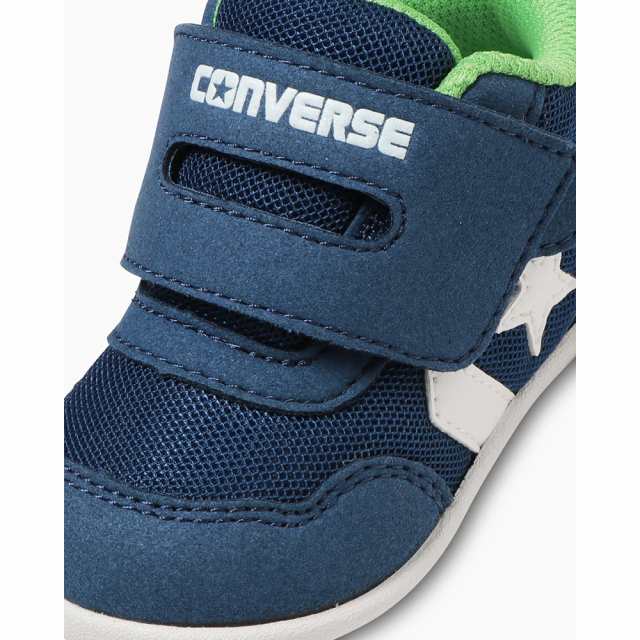 コンバース(CONVERSE)ジュニアスニーカー MINI RS ネイビー グリーン