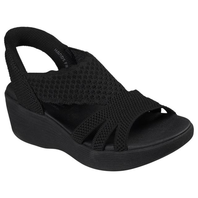 スケッチャーズ(SKECHERS)ストラップサンダル SLIP-INS パラレル ライト - サマー インバイト  ブラック …