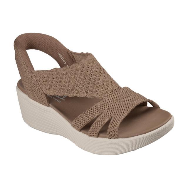 スケッチャーズ(SKECHERS)ストラップサンダル SLIP-INS パラレル ライト - サマー インバイト モカチャ 1…