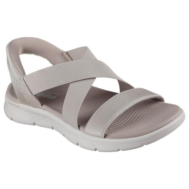 スケッチャーズ(SKECHERS)ストラップサンダル SLIP-INS ゴーウォーク フレックス サンダル - グリマー ベー…