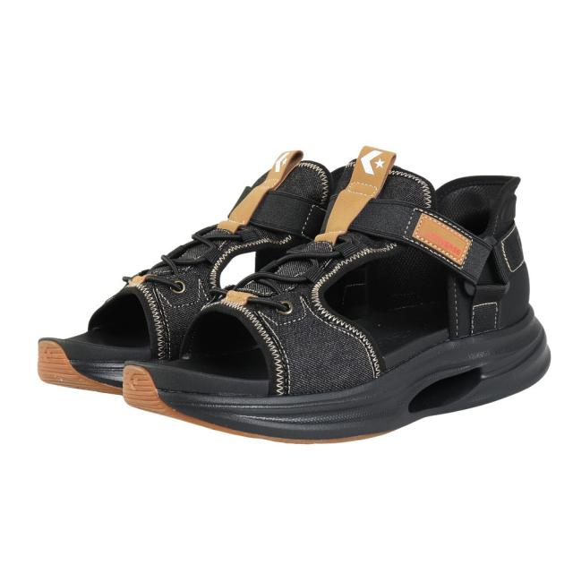 コンバース(CONVERSE)サンダル ケイブスター スリットスライド DM ブラック 33600391(Lady’s)