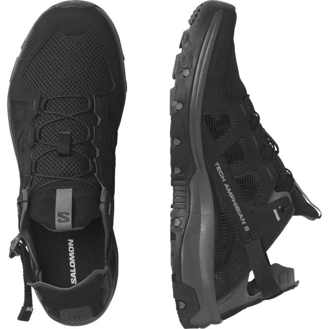 【ポイント5％！5/3 21:00〜22:59限定】サロモン(SALOMON)ウォーターシューズ TECHAMPHIBIAN 5 ブラック L47115100(Men’s)_1