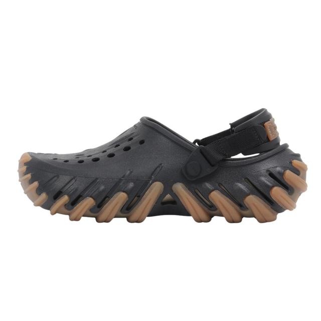 クロックス(crocs)サンダル エコー ガム RO クロッグ Black ブラック211675-001 スポーツサンダル(M…
