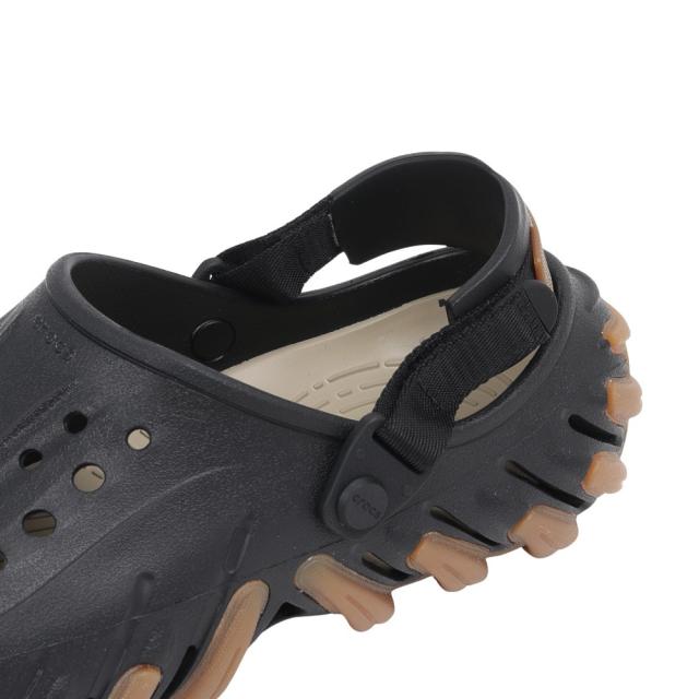 クロックス(crocs)サンダル エコー ガム RO クロッグ Black ブラック211675-001 スポーツサンダル(M…