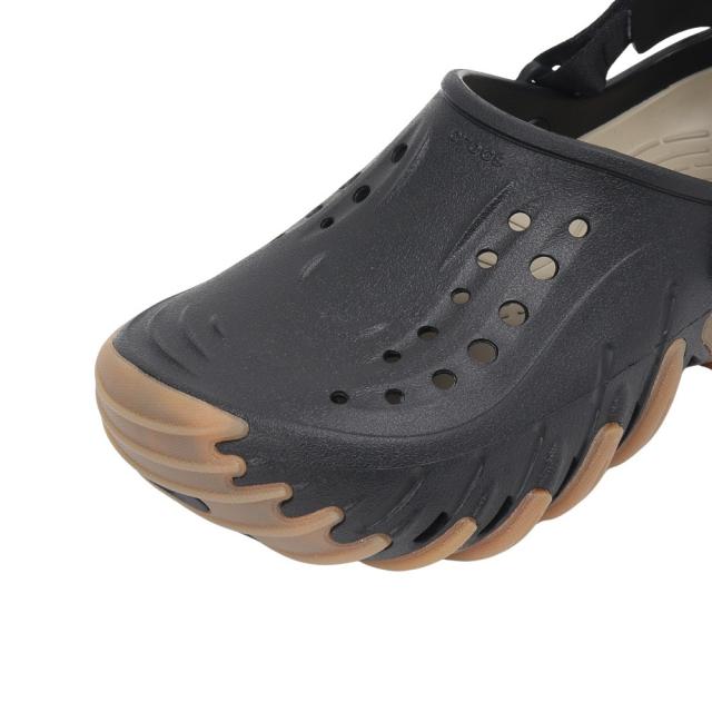 クロックス(crocs)サンダル エコー ガム RO クロッグ Black ブラック211675-001 スポーツサンダル(M…