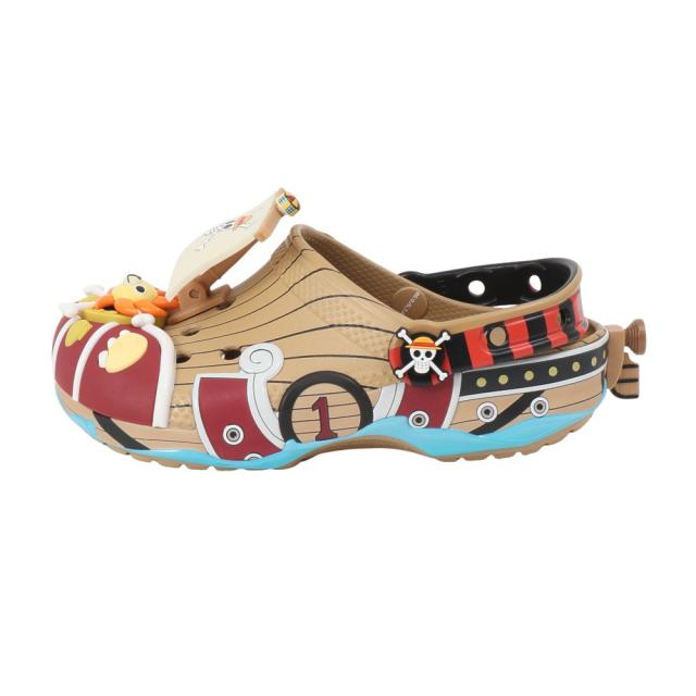 クロックス(crocs)サンダル ONE PIECE サウザンド・サニー号 クラシック クロッグ ブラウン 212126-90…