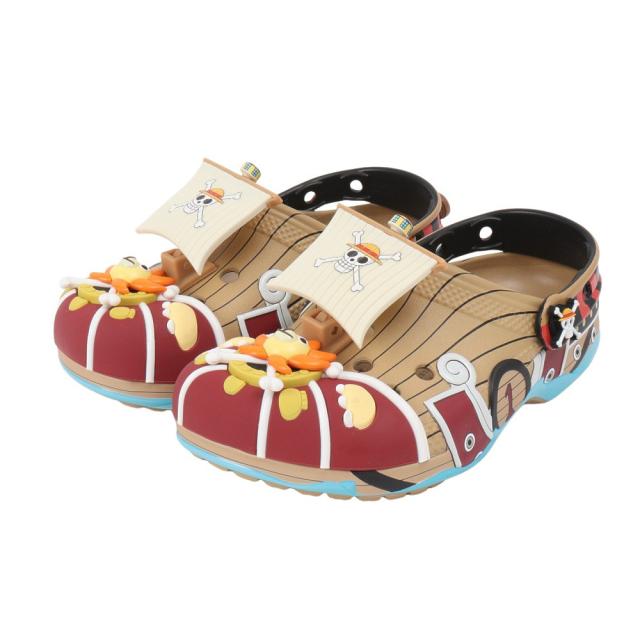 クロックス(crocs)サンダル ONE PIECE サウザンド・サニー号 クラシック クロッグ ブラウン 212126-90…