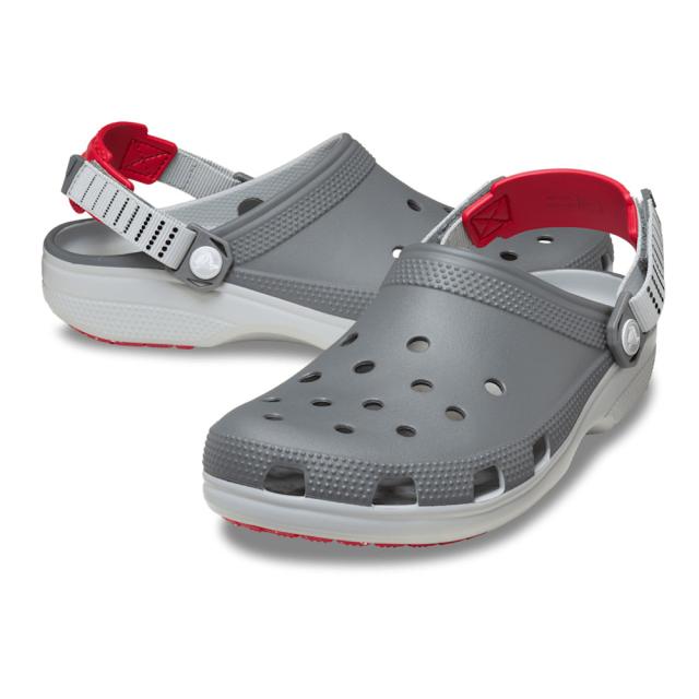 Crocs グレー クロッグサンダル*10 クロックス(crocs)サンダル クラシック ターボ クロッグ グレー 211287