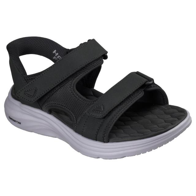 スケッチャーズ(SKECHERS)サンダル SLIP-INS コンツアーフォームサンダル ブラック ホワイト 232799-B…
