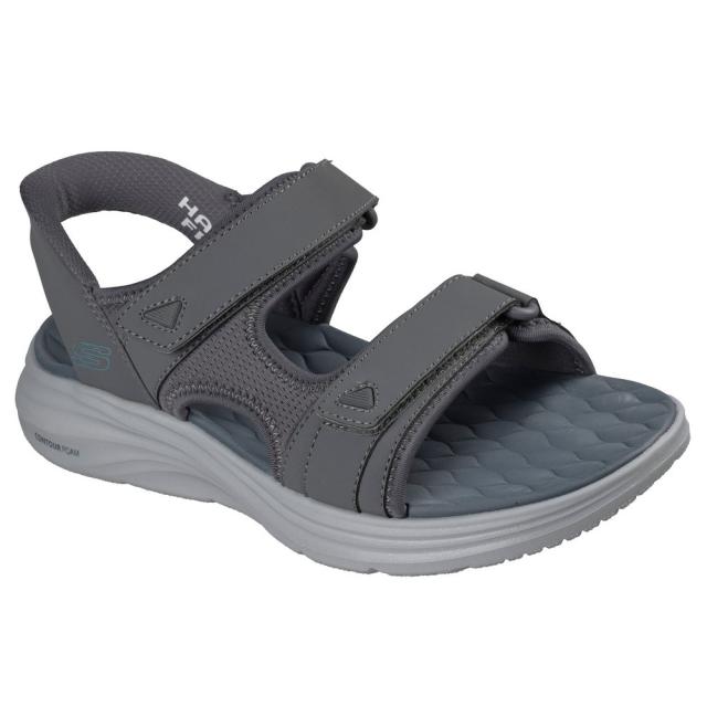 【ポイント10％！】スケッチャーズ(SKECHERS)サンダル SLIP-INS コンツアーフォームサンダル チャコールグレー 232799-CC…
