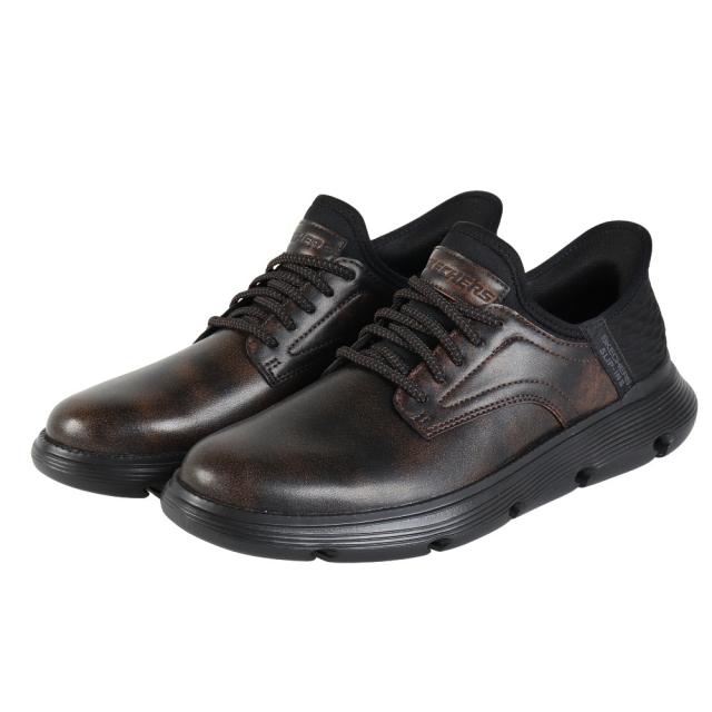 スケッチャーズ(SKECHERS)カジュアルシューズ SI-GARZA-GERVIN 205046-DKBR(Men’s)