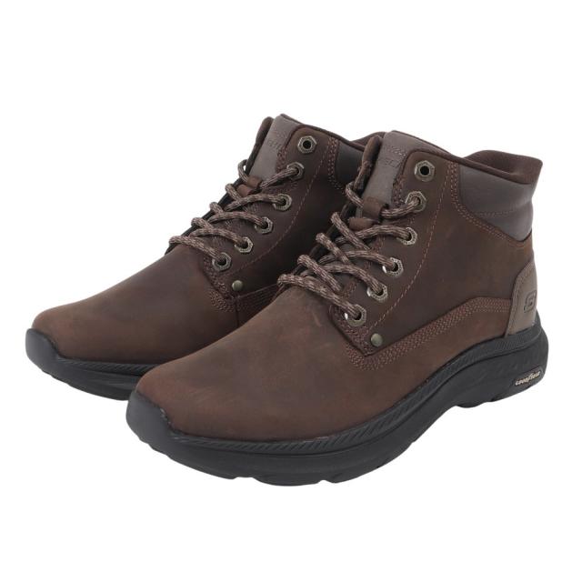 スケッチャーズ(SKECHERS)ブーツ カジュアルシューズ ポラード ウェイロン ブラウン 205333-COC(Men’s)