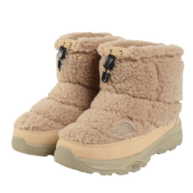 ザ・ノース・フェイス(THE NORTH FACE)ブーツ カジュアルシューズ ヌプシ ショート フリース ベージュ NF52…