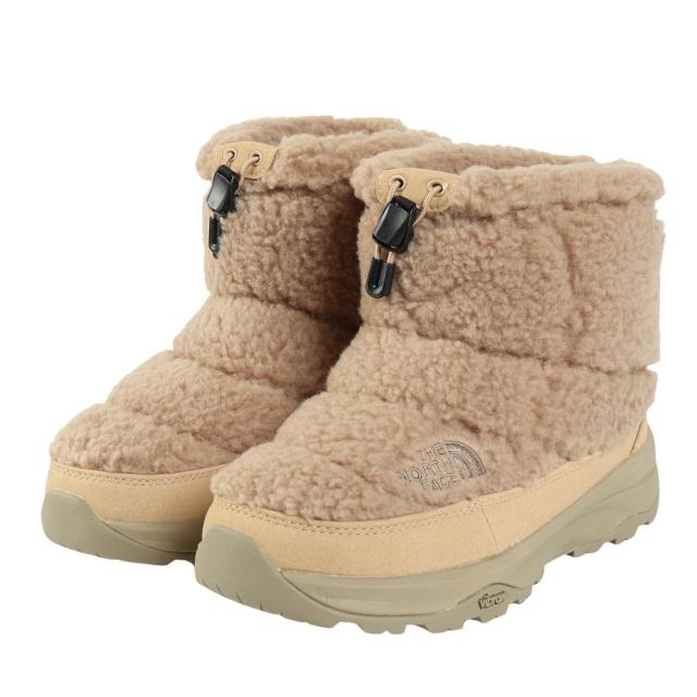 ザ・ノース・フェイス(THE NORTH FACE)ブーツ カジュアルシューズ ヌプシ ショート フリース ベージュ NF52…