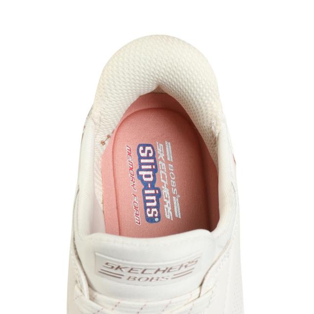 【ポイント10％！】スケッチャーズ(SKECHERS)カジュアルシューズ スリップインズ ボブス SQUAD 4-KEY LOOK オフホワイト …_7
