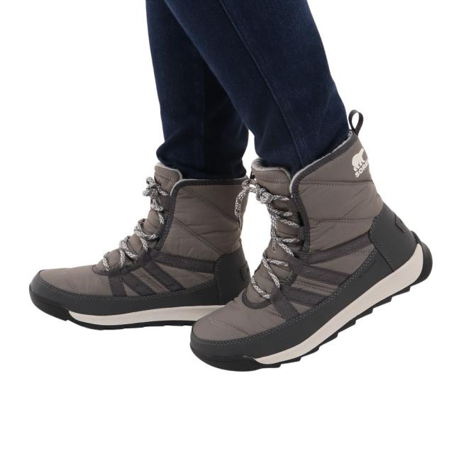 ソレル(SOREL)レディース ブーツ ウィットニーIIショートレース グレー NL3822 052 カジュアルシューズ(La…