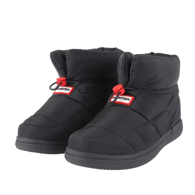 ハンター(Hunter)ブーツ カジュアルシューズ IN/OUT パファー ブーティ WFF3001WWU-BLK(Lady’…