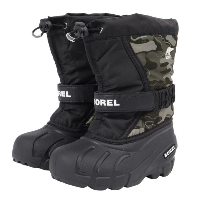 ソレル(SOREL)ジュニア ブーツ カジュアルシューズ チルドレンズフルーリー ブーツプリント NC5195 012(Jr)