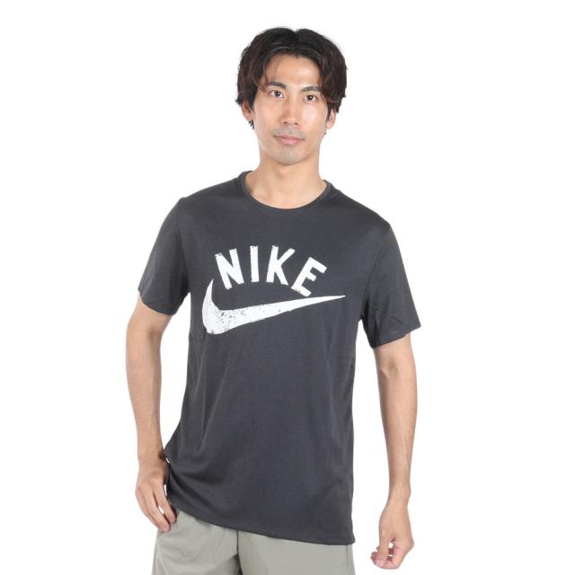 NIKE 並行輸入品 ドライ ブリーフ S（日本Mサイズ） ナイキ(NIKE)ドライフィット マイラー スウッシュ ショートスリーブ