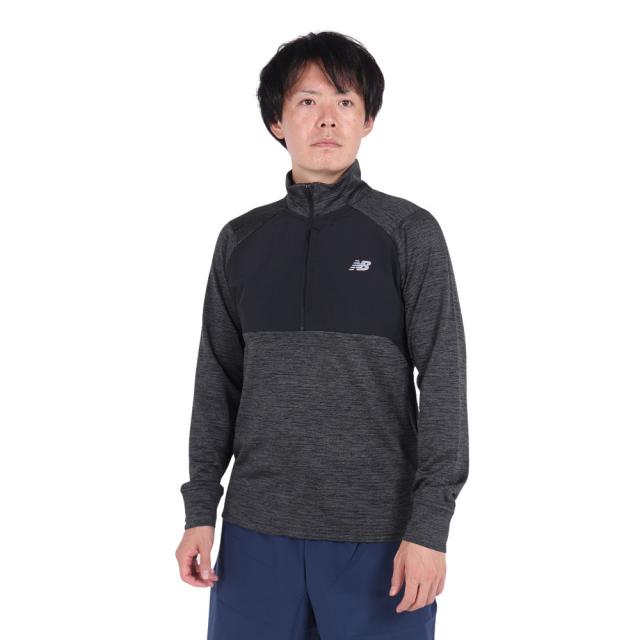 ニューバランス(new balance)Heat Grid クオータージップトップ MT43204BK(Men’s)の通販は 8,349円