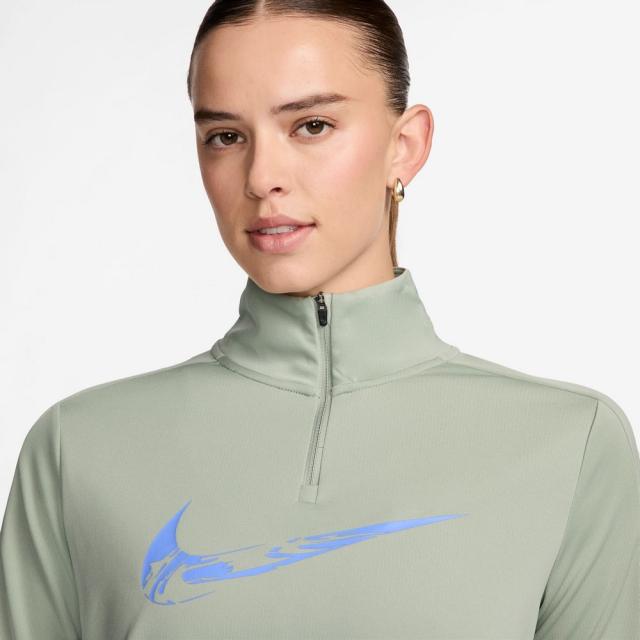ナイキ(NIKE)スウッシュ ドライフィット 1/4ジップ ランニング ミッド