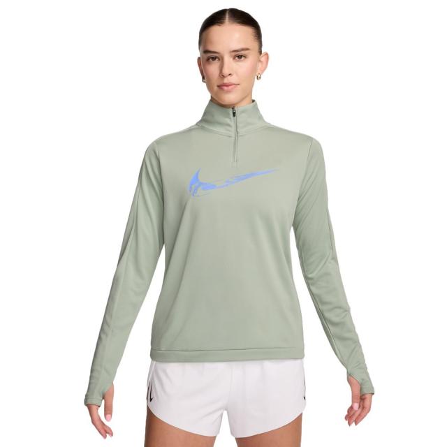 NIKEナイキスウッシュドライフィット 1/4ジップ ランニングミッドレイヤー ナイキ(NIKE)スウッシュ ドライフィット 1/4ジップ ランニング ミッド