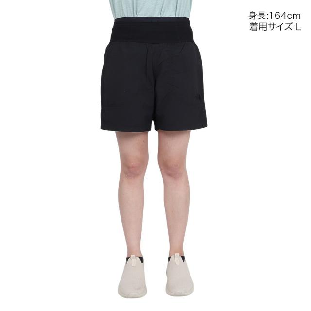 【ポイント5％！5/3 21:00〜22:59限定】ザ・ノース・フェイス(THE NORTH FACE)フリーランショーツ NBW22591 K(Lady’s)_1