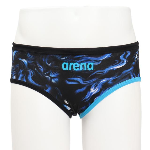 アリーナ(ARENA)競泳水着 水泳 タフスーツ トレーニングブリーフ 黒×青 S-LLサイズ AS5FWMS3M BKBL …