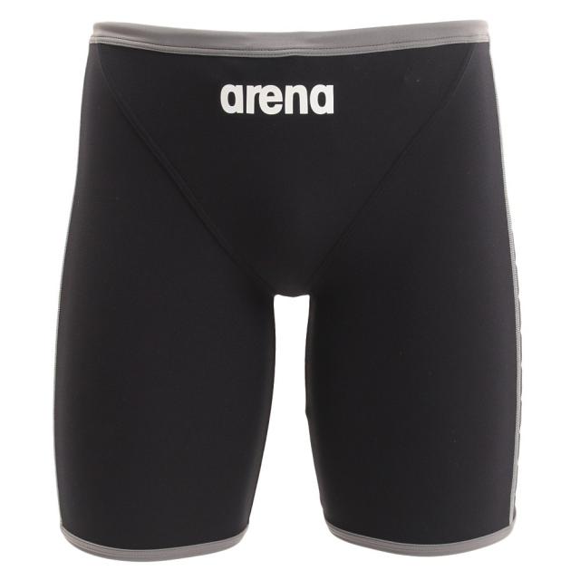 アリーナ　男子用競泳水着　黒プリント　競パン アリーナ arena メンズ 競泳水着 FINA承認 Vパン/ビキニ アクア