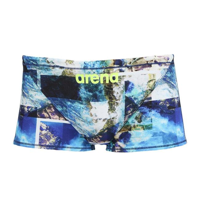 アリーナ(ARENA)競泳水着 水泳 タフスーツ トレーニングスパッツ ショートレッグ 青 SS-LLサイズ AS5FWM06…