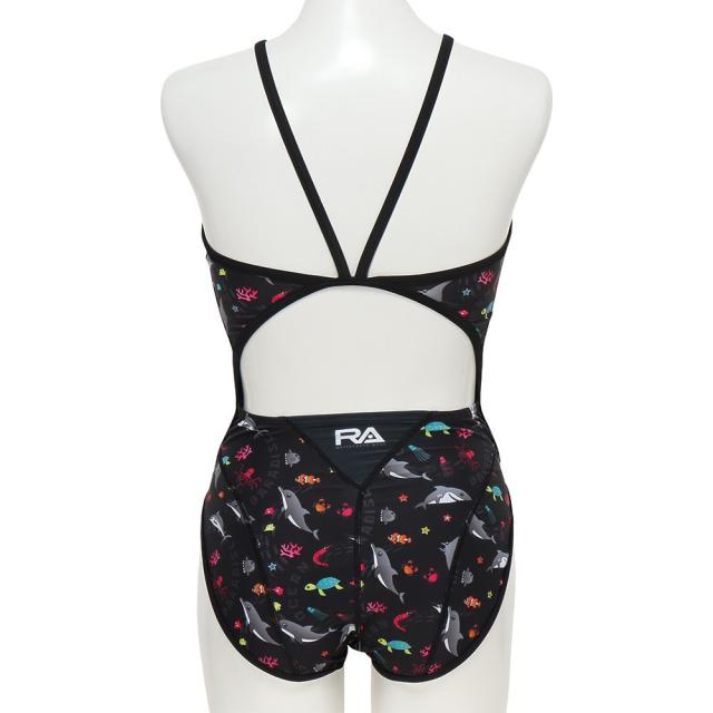 RA フィットネス水着 レディース RA123-SSEAW BK