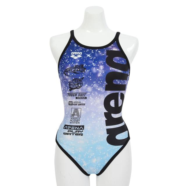 アリーナ(ARENA)競泳水着 レディース 水泳 トレーニングワンピース オープンバック AS5FWM16L PPBK(Lad…