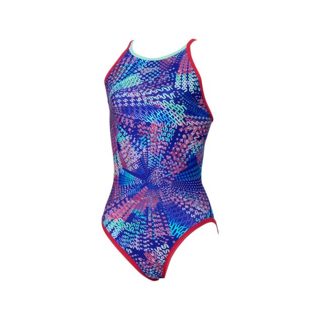 スピード(SPEEDO)競泳水着 レディース 水泳 モノグラムジャパン3ターンズスーツ ロイヤルブルー S-LLサイズ STW…