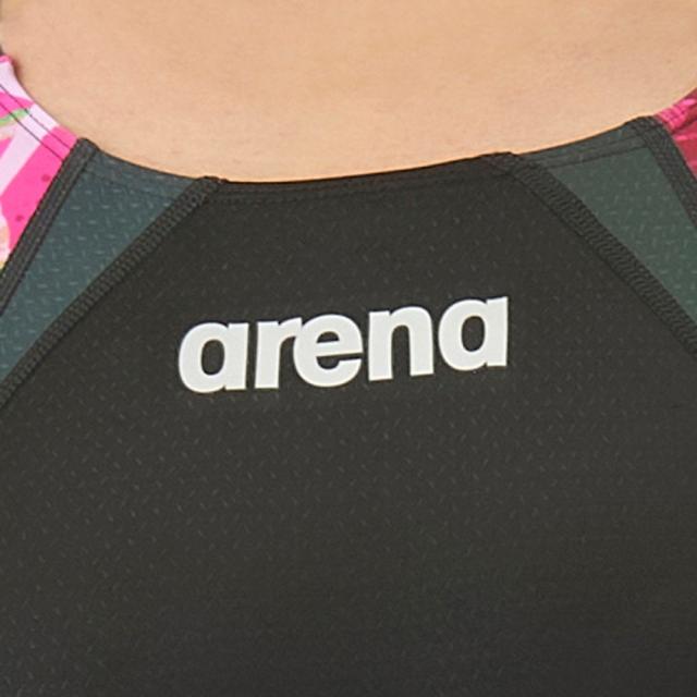 【ポイント10％！】アリーナ(ARENA)競泳水着 レディース 水泳 レーシングワンピーススパッツ オープンバック・ハーフレッグ WA承認モデル …_3