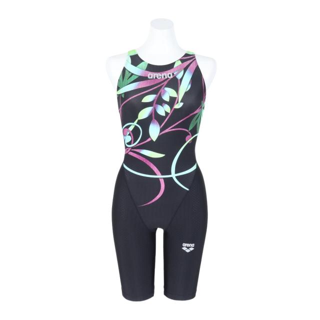 アリーナ(ARENA)競泳水着 水泳 レーシングワンピース スパッツ WA承認モデル AS5FRC67L BKBL(Lady’…
