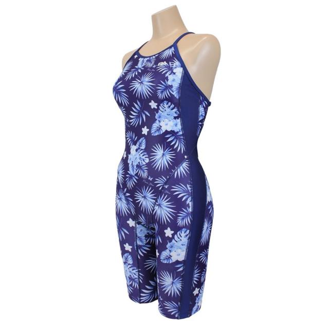 RA(RA)フィットネス水着 レディース 水泳 H-バックオールインワン Flowers Bloom TROPICAL RA …_2