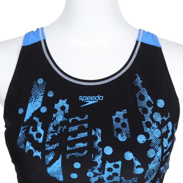 スピード(SPEEDO)フィットネス水着 水泳 CRASH-DOT LO-KNEE SFW12505