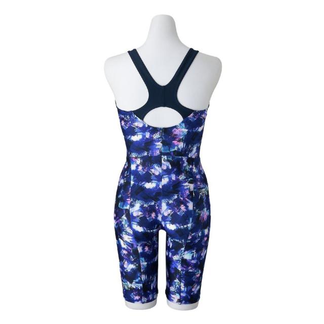 【ポイント5％！5/3 21:00〜22:59限定】ミズノ(MIZUNO)アクアフィットネス用水着 レディース 水泳 オールインワン Stroke ONE 撥水 N2JGC810…_1