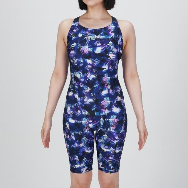 【ポイント5％！5/3 21:00〜22:59限定】ミズノ(MIZUNO)アクアフィットネス用水着 レディース 水泳 オールインワン Stroke ONE 撥水 N2JGC810…_3