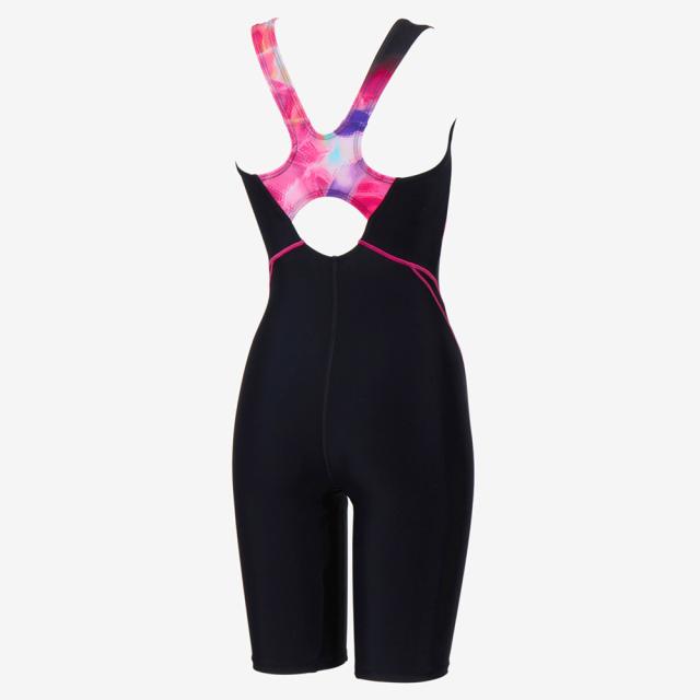 【ポイント10％！】スピード(SPEEDO)フィットネス水着 レディース 水泳 カラーオブウェーブス ルースン ニースキン SFW12612 PN…_1