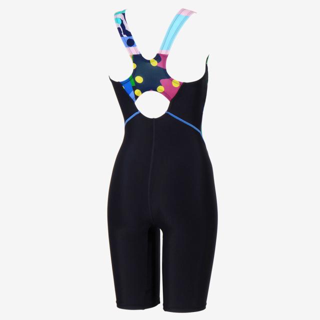 【ポイント5％！5/3 21:00〜22:59限定】スピード(SPEEDO)フィットネス水着 レディース 水泳 ウォーターファン ルースン ニースキン SFW12613 MT(L…_1