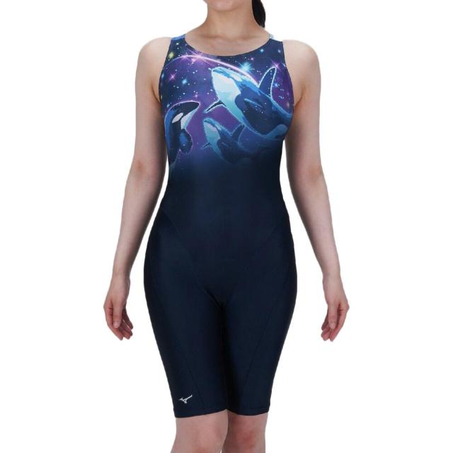 【ポイント5％！5/3 21:00〜22:59限定】ミズノ(MIZUNO)フィットネス水着 レディース 水泳 Stroke ONE 撥水 スイムフィットネス用オールインワン N2…
