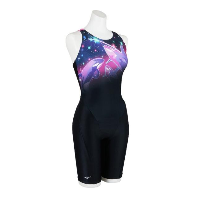 【ポイント5％！5/3 21:00〜22:59限定】ミズノ(MIZUNO)フィットネス水着 レディース 水泳 Stroke ONE 撥水 スイムフィットネス用オールインワン N2…_3
